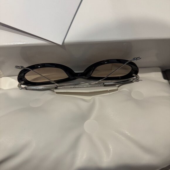 Maison Margiela x Gentle Monster Black Oval Luxury Sunglasses